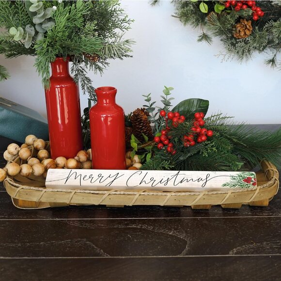 Christmas decor - Small shelf sitter sign - Picture 2 of 3